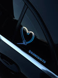 Zip tie heart decal