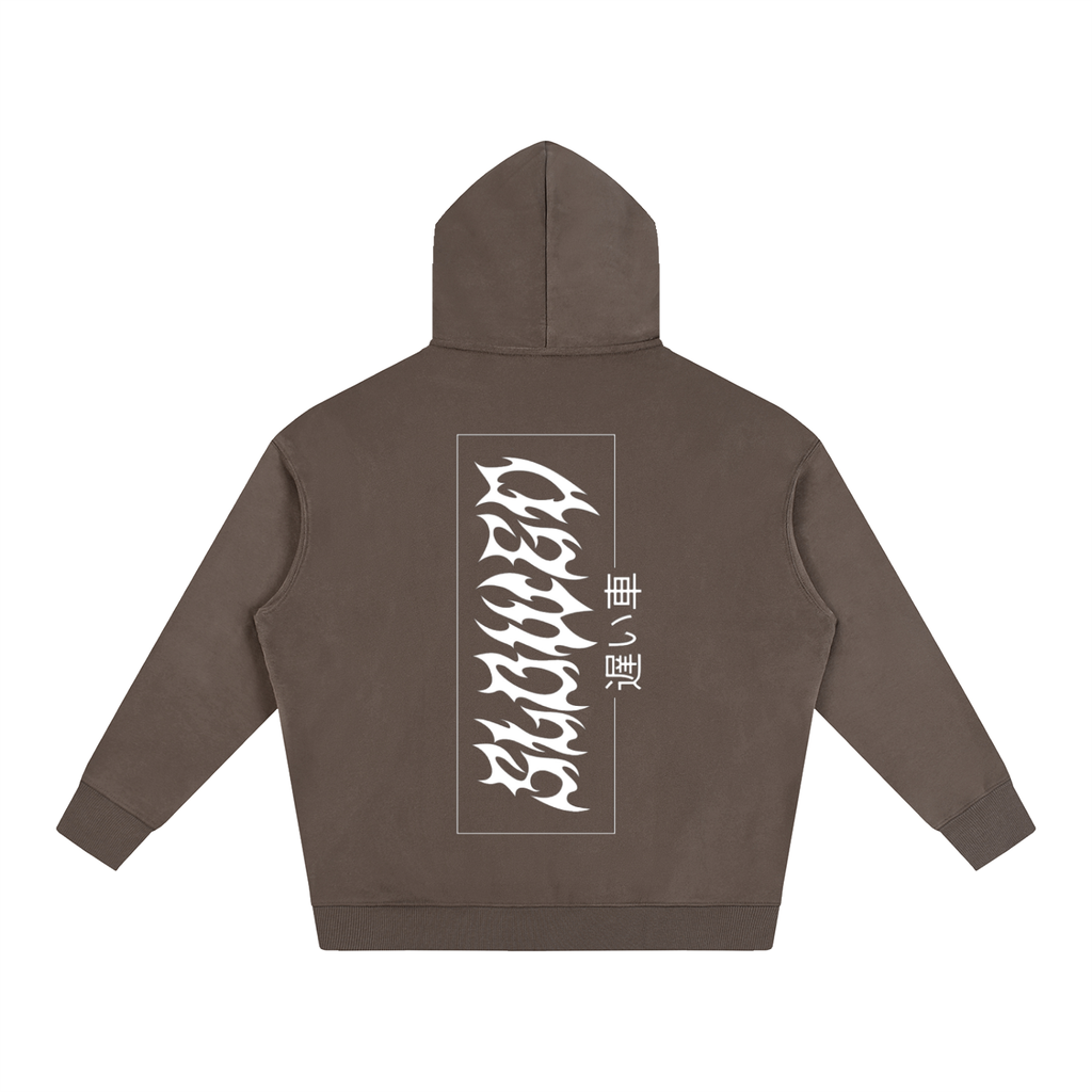 SLOWED jdm Oversize Fleeced Hoodie
