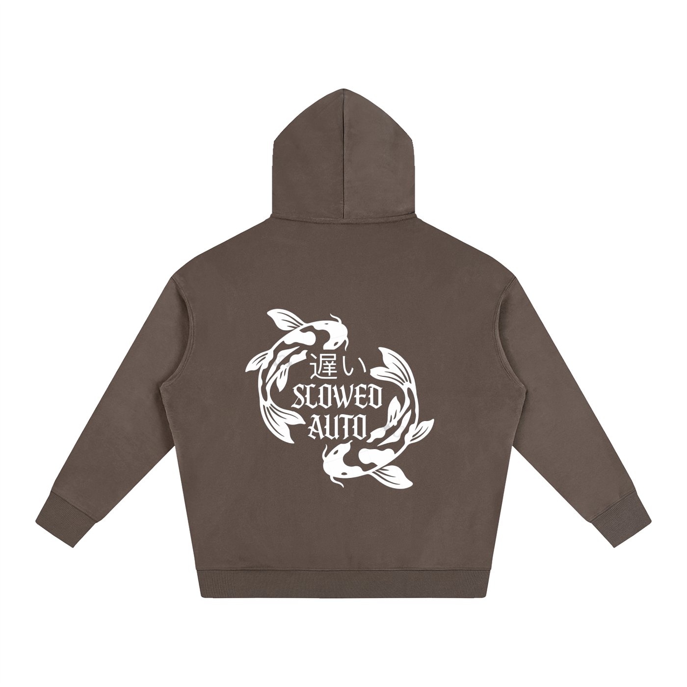 Koi fish Oversize Fleeced Hoodie