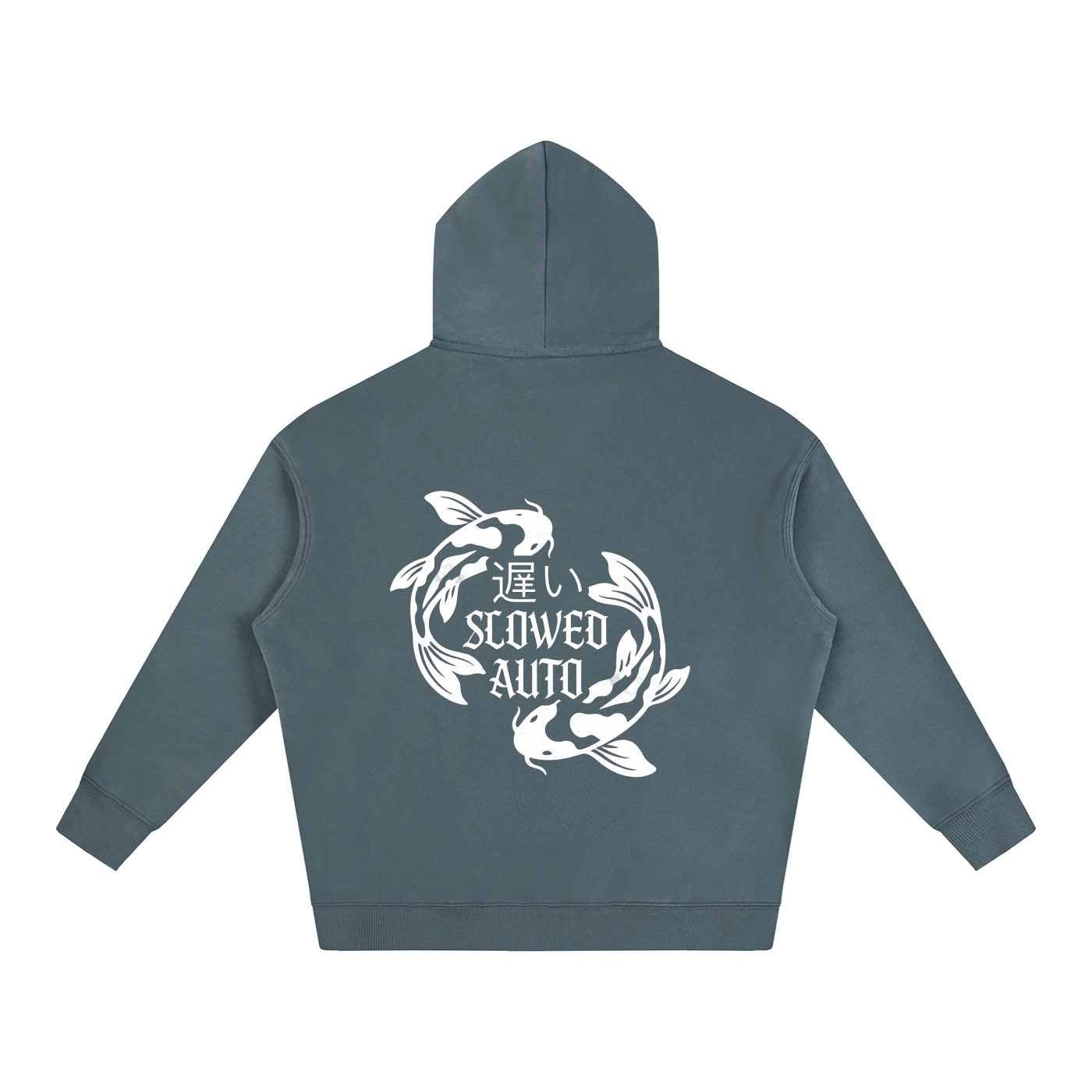 Koi fish Oversize Fleeced Hoodie