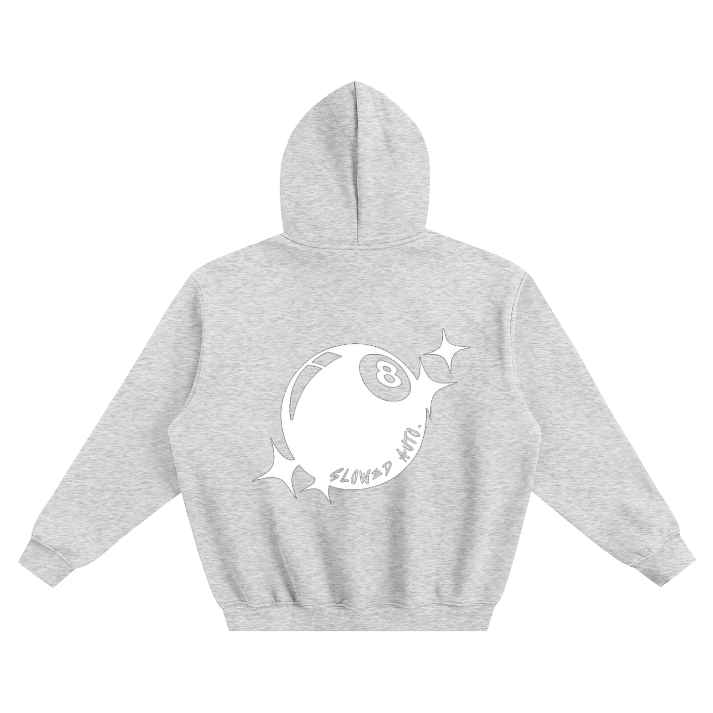 8Ball Fleeced Boxy Hoodie