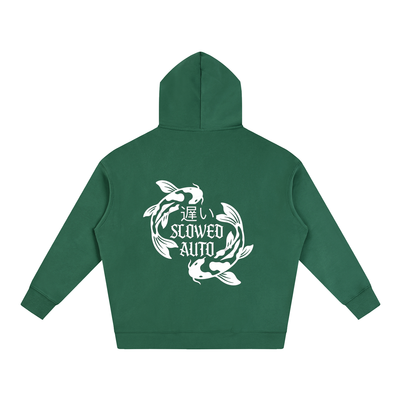 Koi fish Oversize Fleeced Hoodie