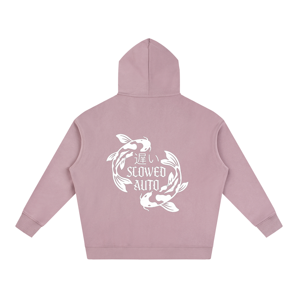 Koi fish Oversize Fleeced Hoodie