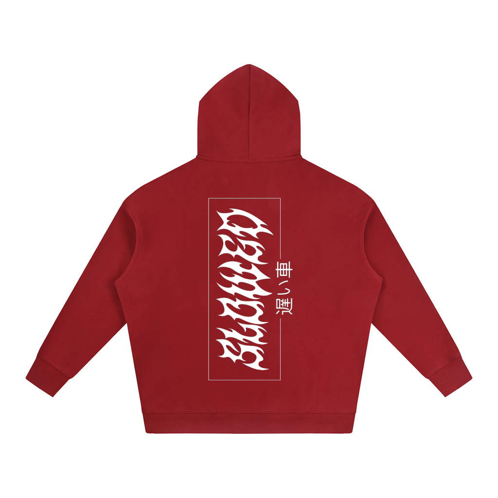 SLOWED jdm Oversize Fleeced Hoodie