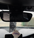 flame rear mirror decal