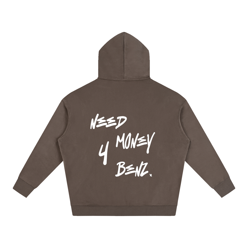 NEEDMONEY4BENZ Oversize Fleeced Hoodie