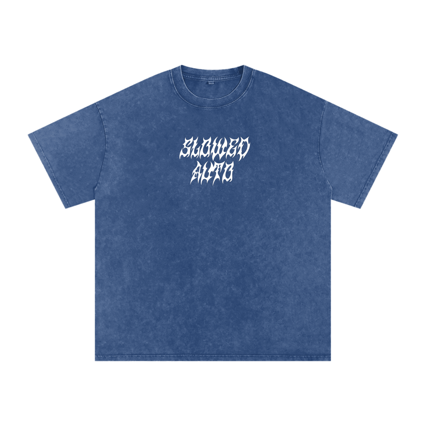 SLOWED jdm Snow Washed Oversized Cotton T-Shirt
