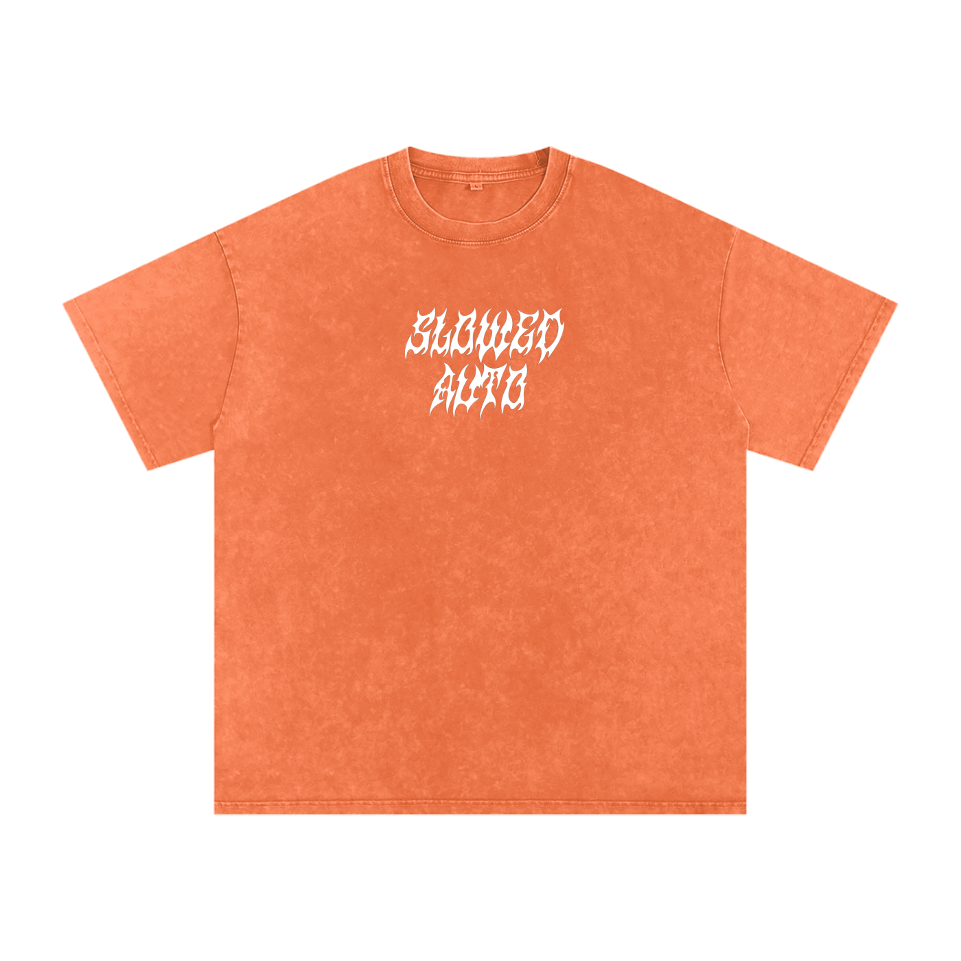SLOWED jdm Snow Washed Oversized Cotton T-Shirt
