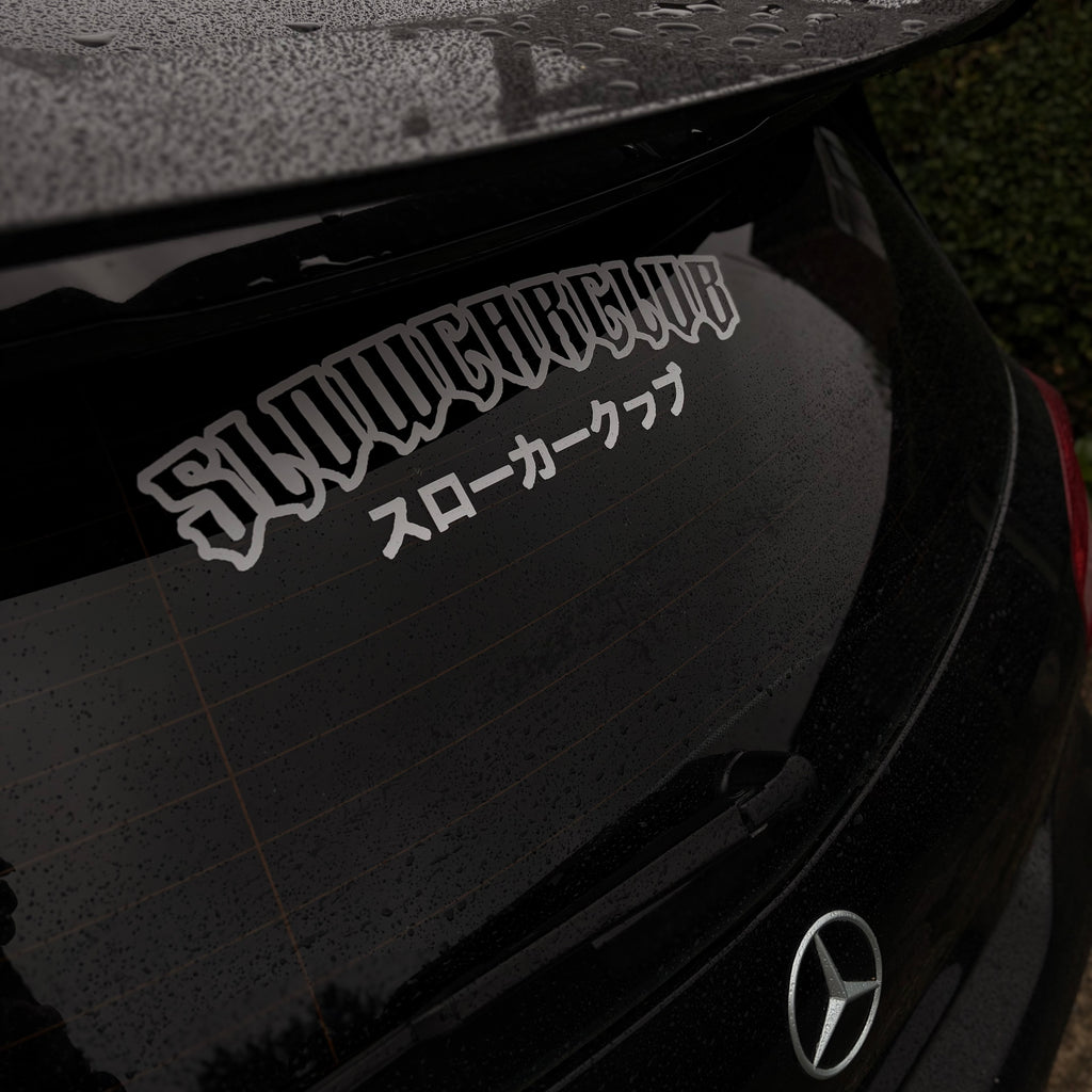 SLOWCARCLUB decal