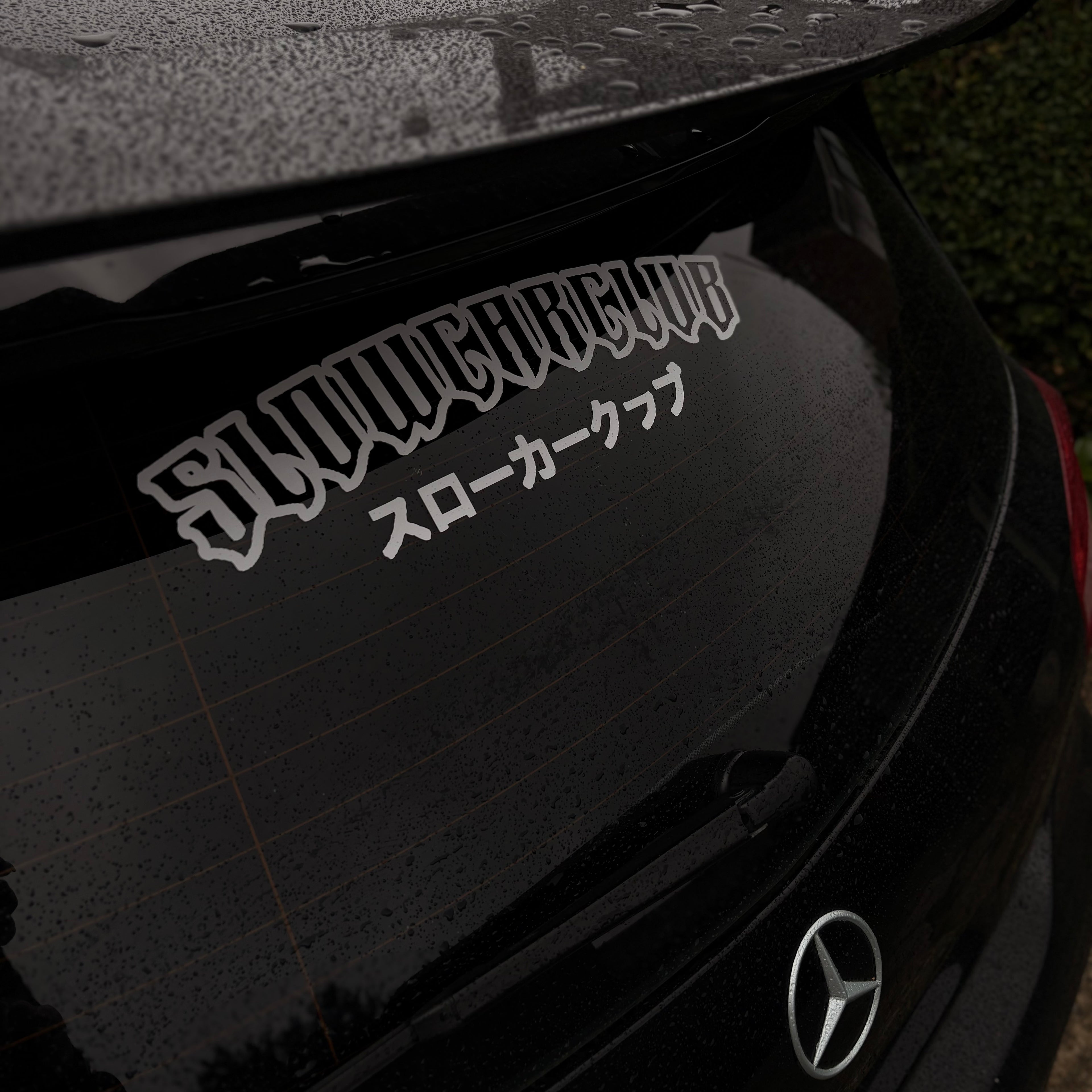 SLOWCARCLUB decal