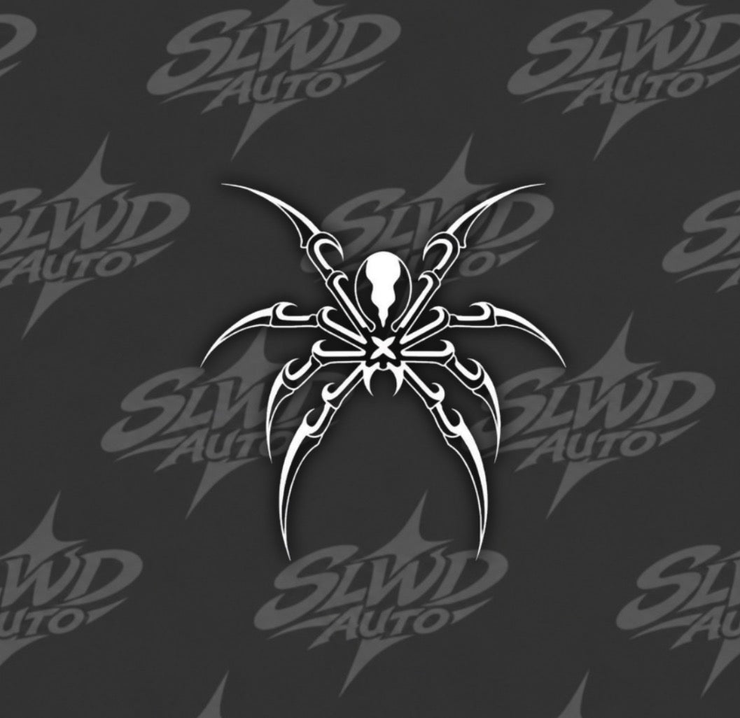 Spider mirror decal