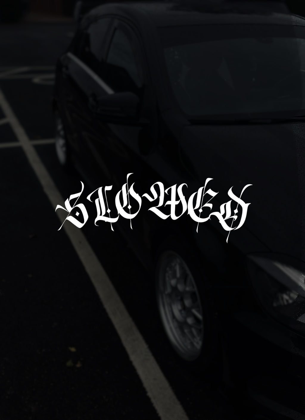 SLOWED victorian windscreen banner