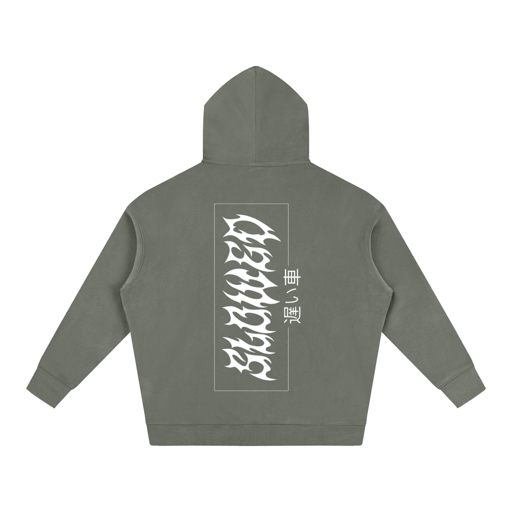 SLOWED jdm Oversize Fleeced Hoodie