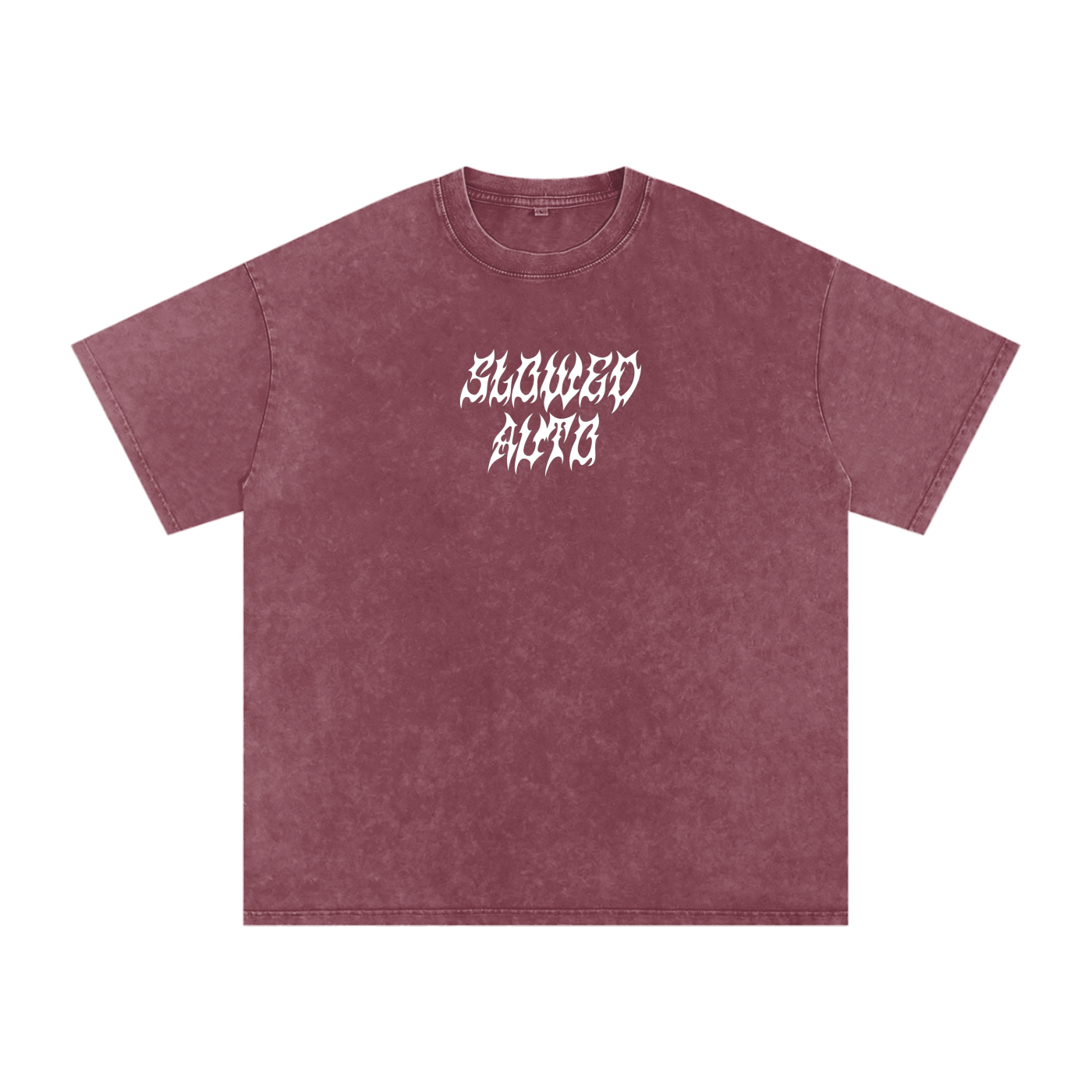 SLOWED jdm Snow Washed Oversized Cotton T-Shirt