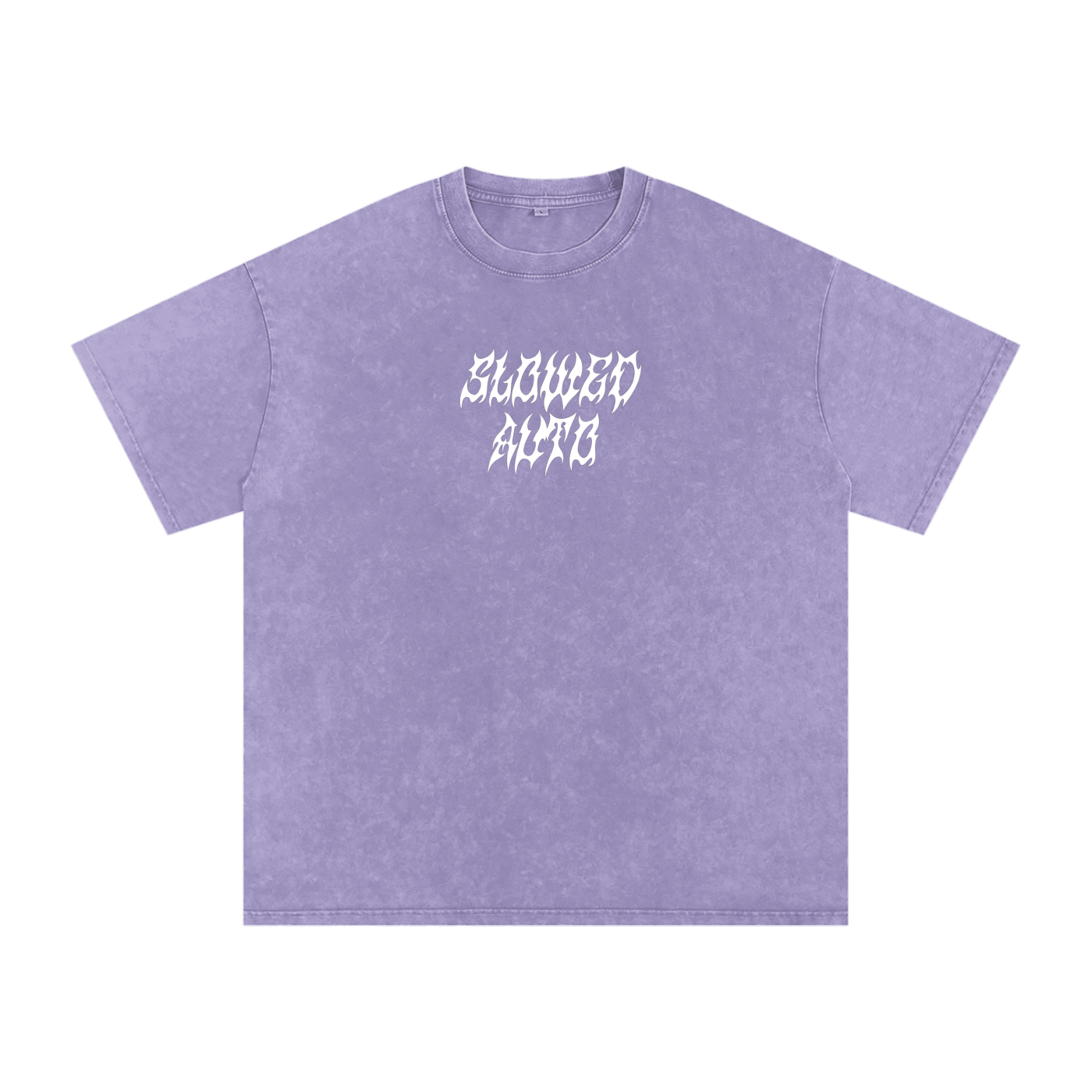 SLOWED jdm Snow Washed Oversized Cotton T-Shirt