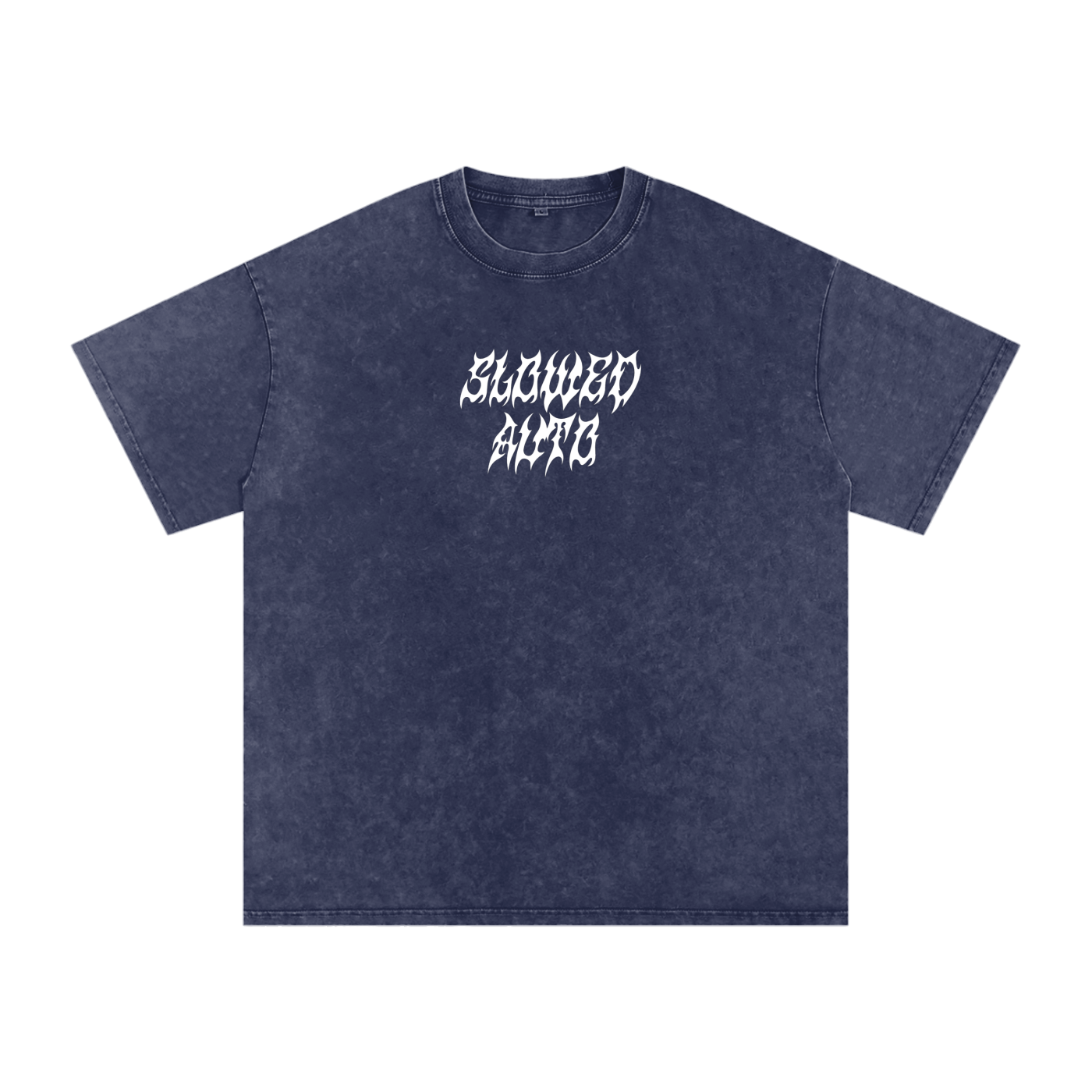SLOWED jdm Snow Washed Oversized Cotton T-Shirt