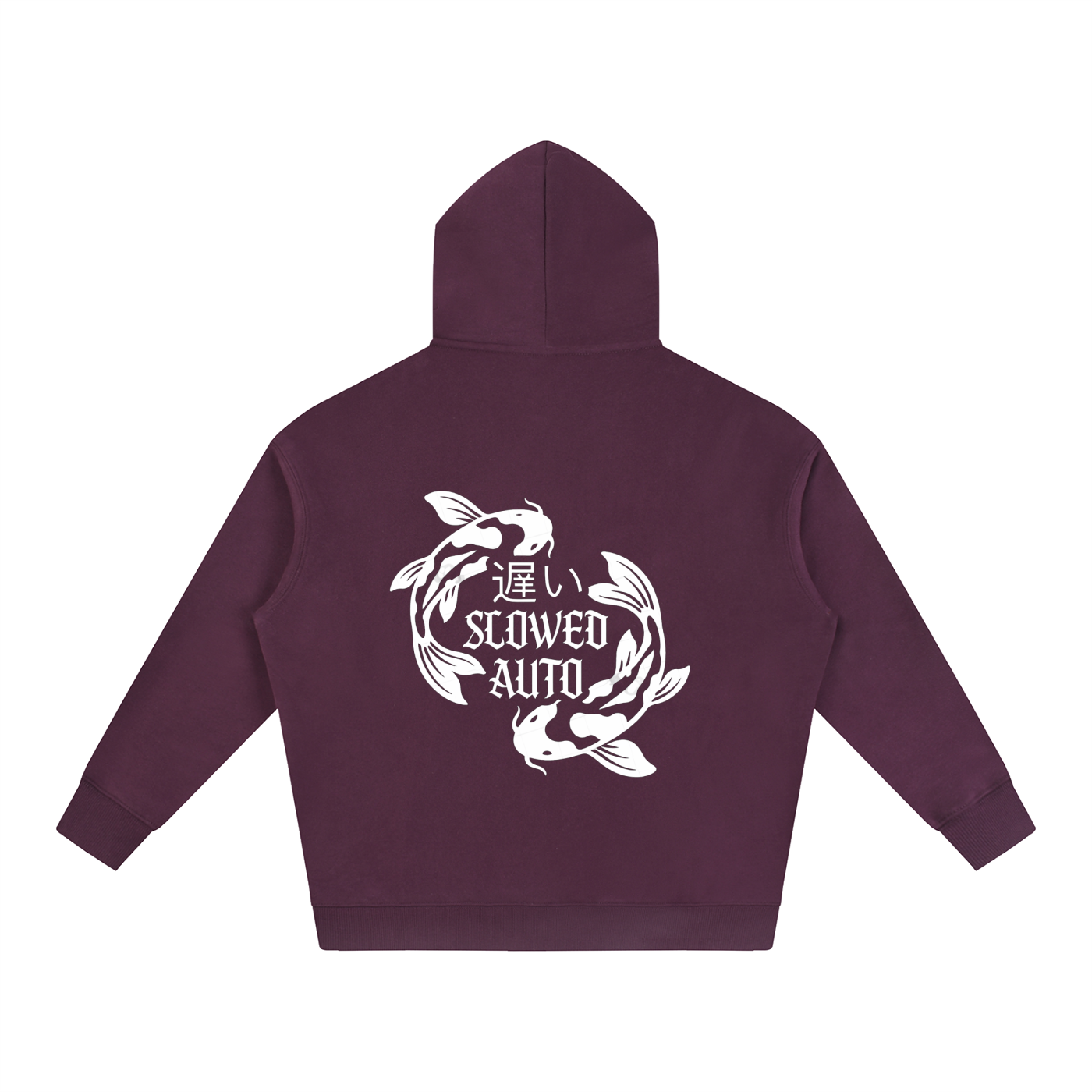 Koi fish Oversize Fleeced Hoodie