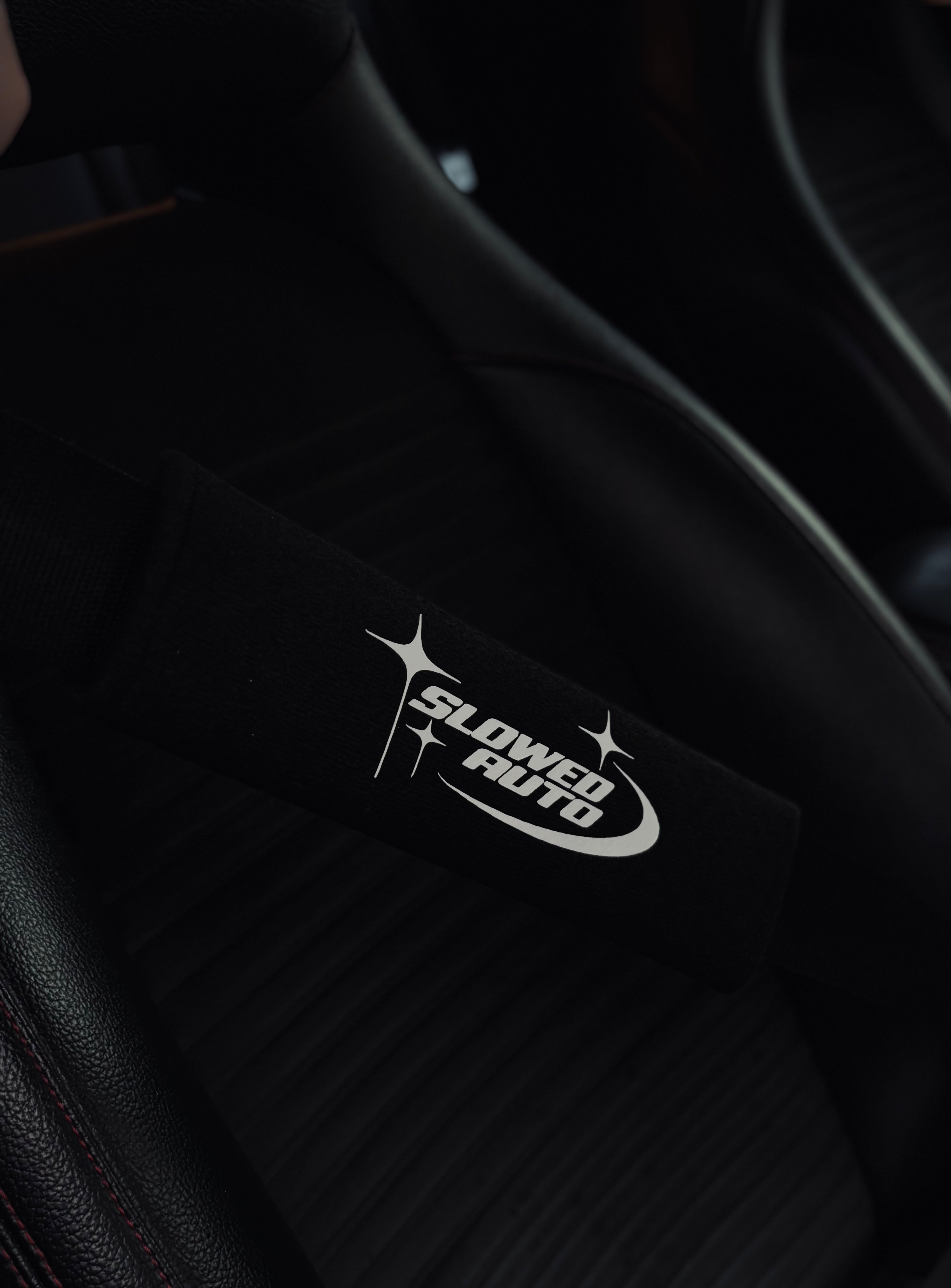slowed shooting star seatbelt covers