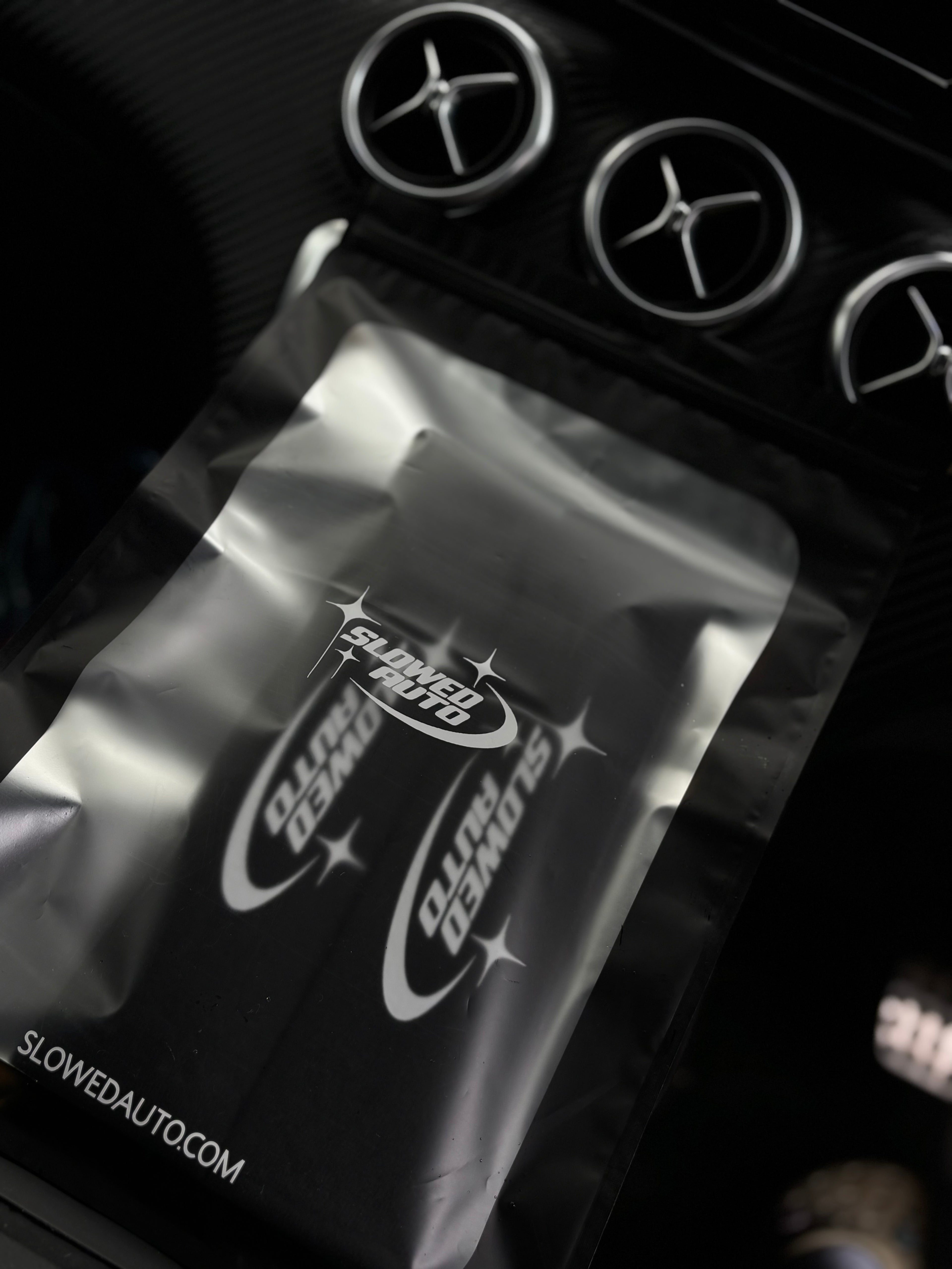 slowed shooting star seatbelt covers