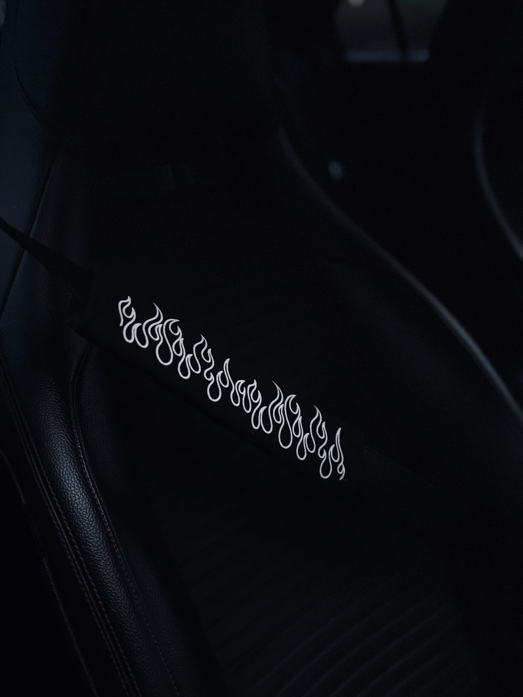 Flame seatbelt covers