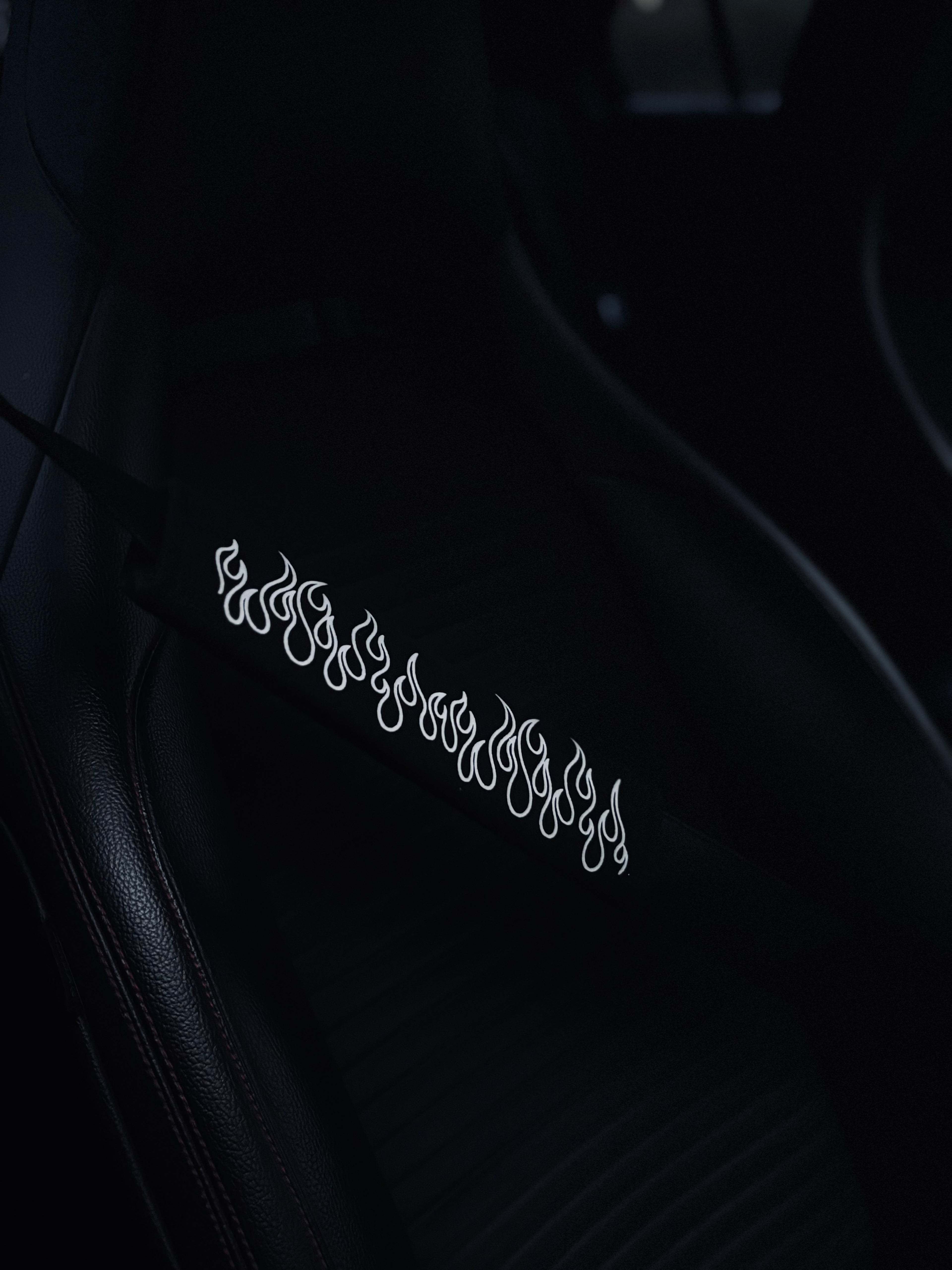 Flame seatbelt covers