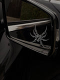 Spider mirror decal