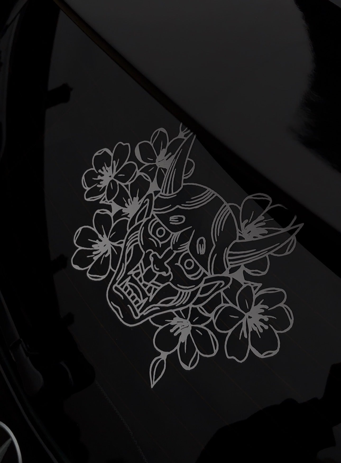 ONI mask windscreen decal