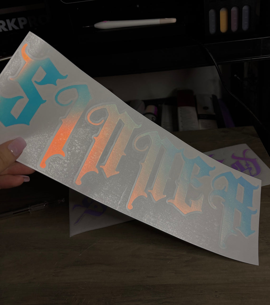 SINNER windscreen banner
