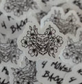 Japanese dragon sticker