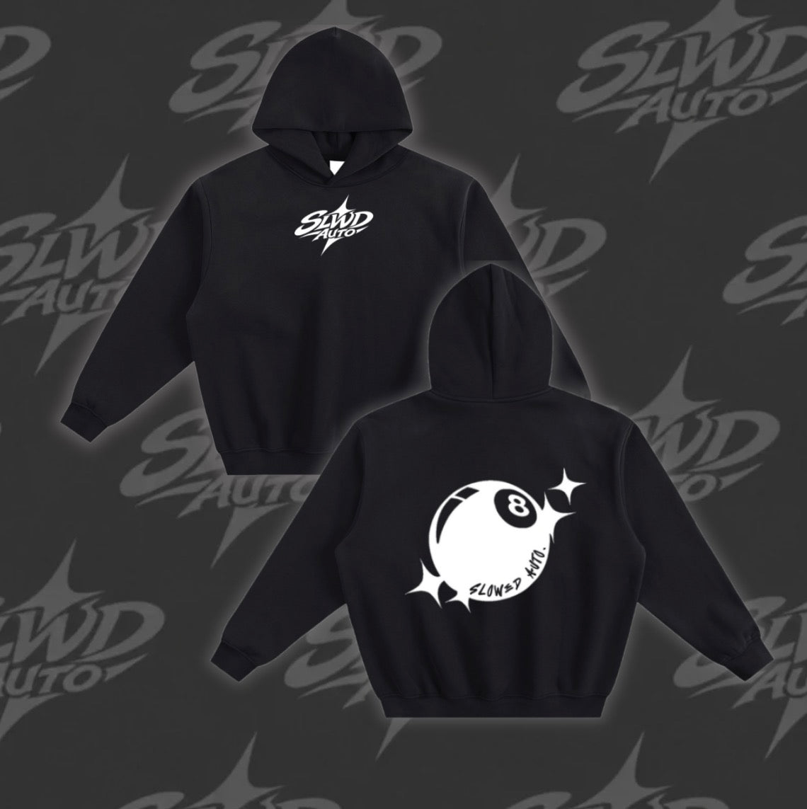 8Ball Fleeced Boxy Hoodie
