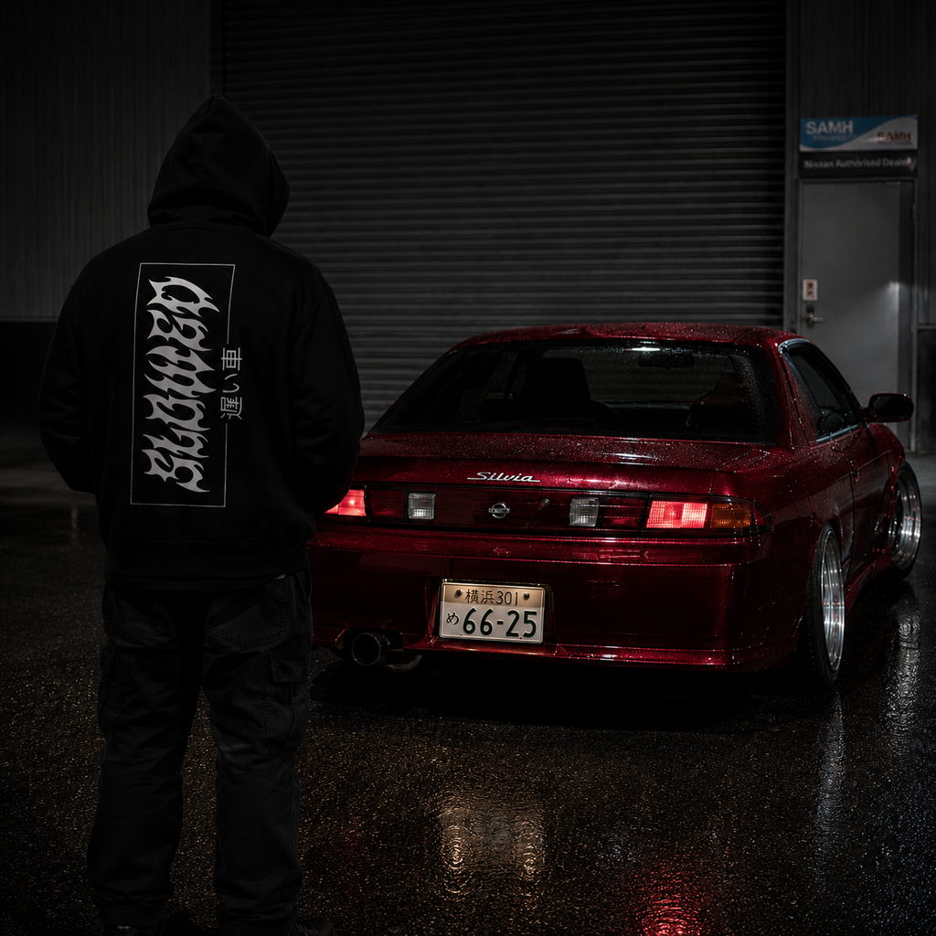 SLOWED jdm Oversize Fleeced Hoodie