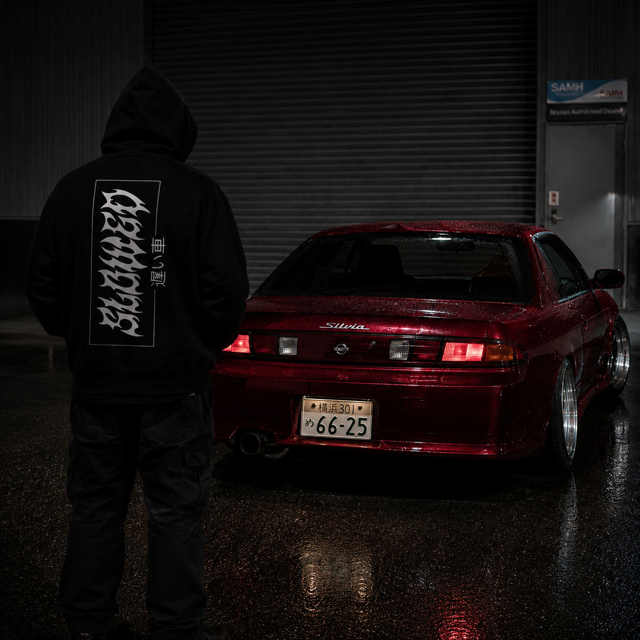 SLOWED jdm Oversize Fleeced Hoodie