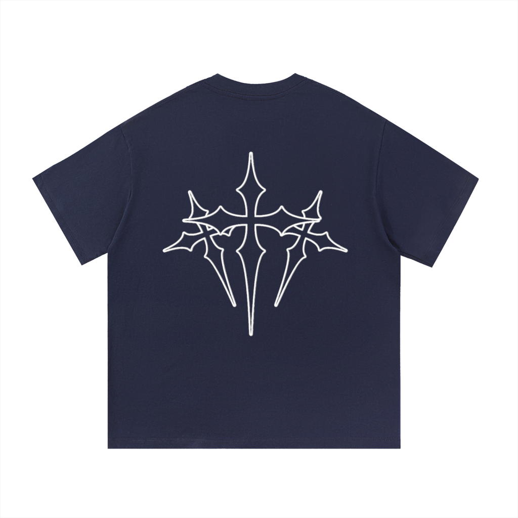 Triple cross Cotton T-Shirt