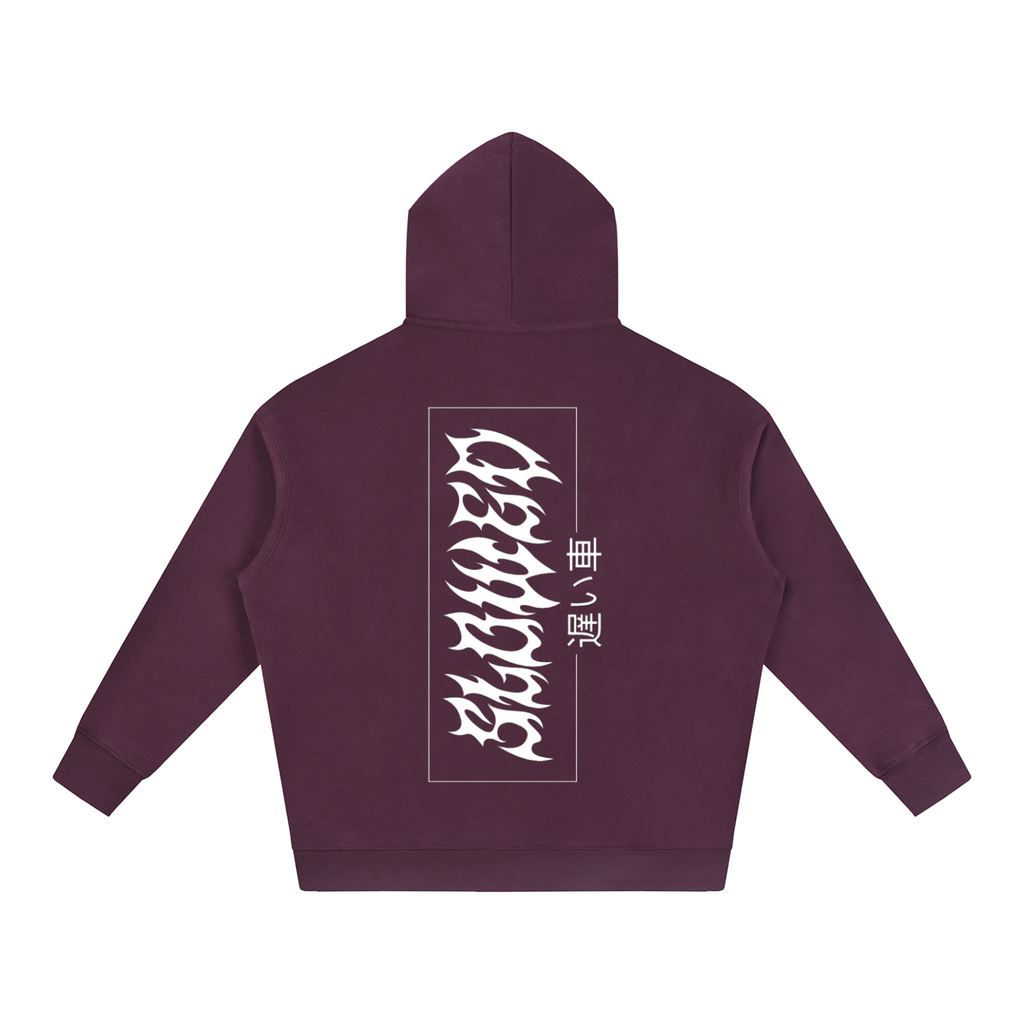 SLOWED jdm Oversize Fleeced Hoodie