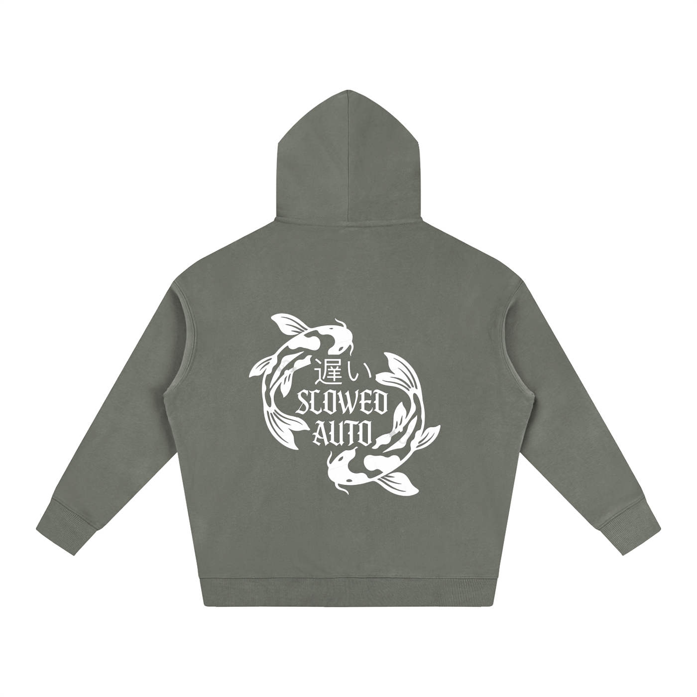 Koi fish Oversize Fleeced Hoodie