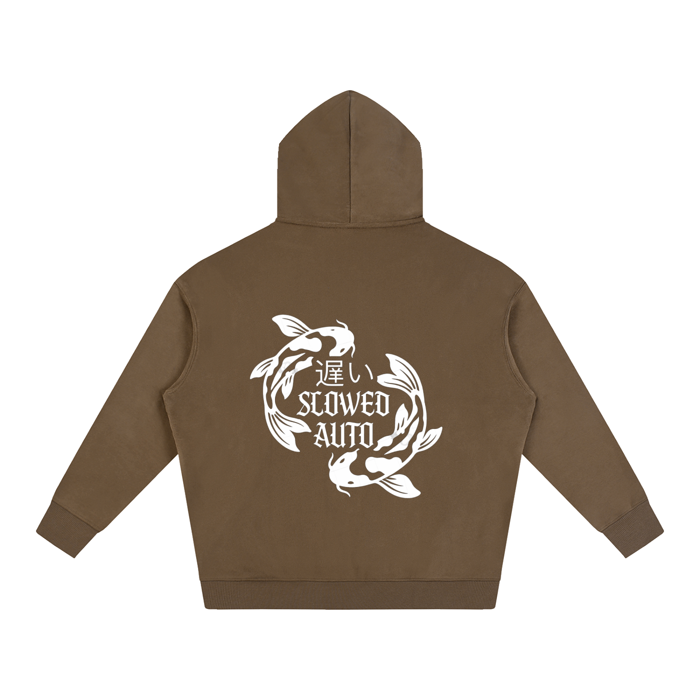 Koi fish Oversize Fleeced Hoodie