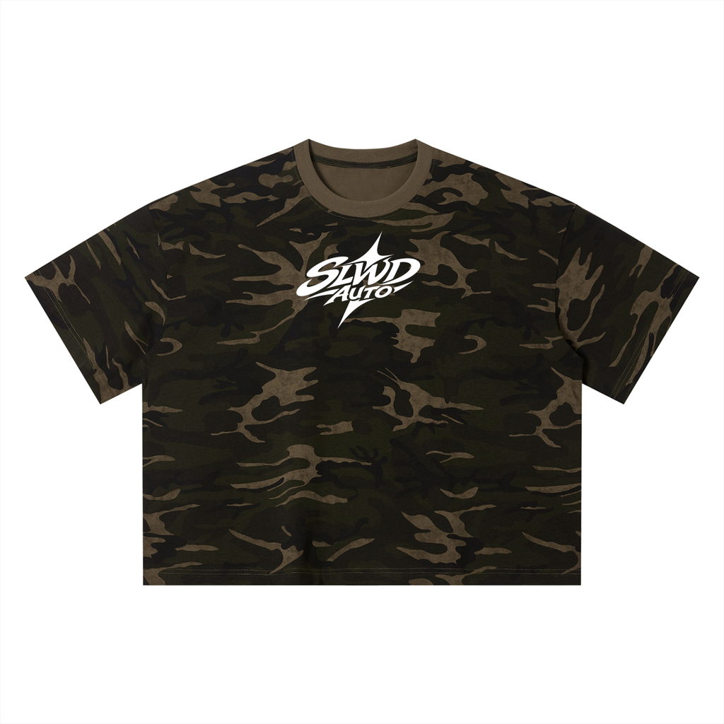 NEEDMONEY4BEEMER Unisex Camo Boxy T-Shirt