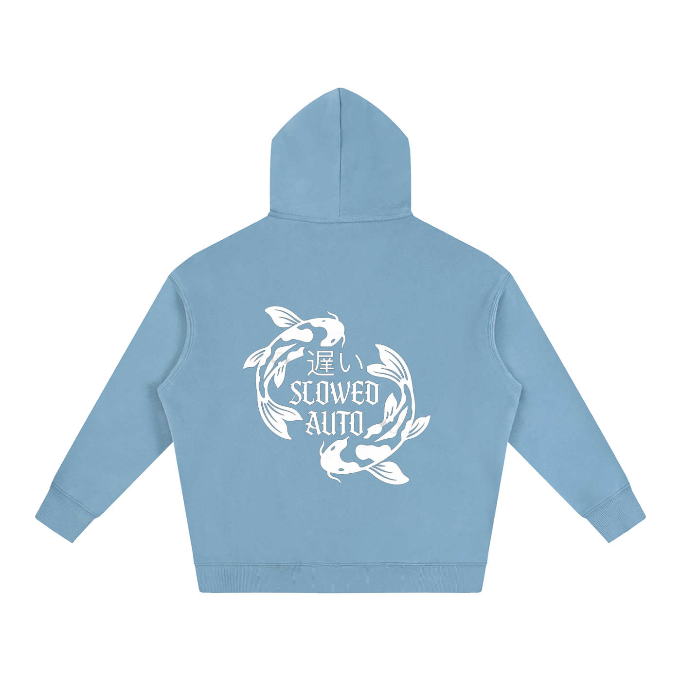 Koi fish Oversize Fleeced Hoodie